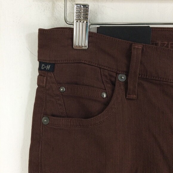 Citizens of Humanity Womens Rocket Skinny Maroon Denim Jeans Size 28 - Picture 3 of 8